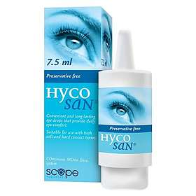 Hycosan Original provides gentle yet effective lubrication to relieve dry, irritated, or tired eyes. Formulated with sodium hyaluronate, it supports natural tear film stability and helps maintain long-term eye comfort. Ideal for everyday use, including environmental dryness, prolonged screen exposure, and occasional discomfort caused by contact lens wear. How to Use Hycosan Original 7.5ml